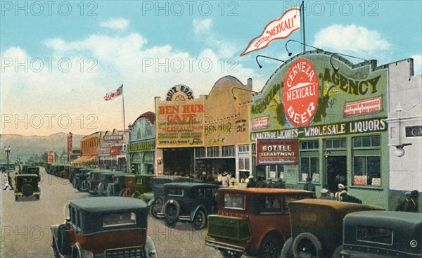 'Looking South on Main Street', c1939. Artist: Unknown.