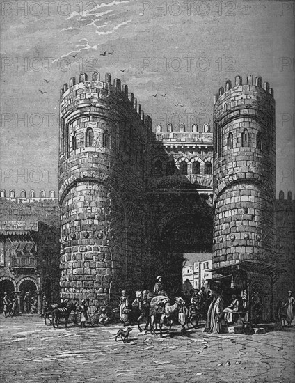 'Bab-El-Footoh, One of the Gates of Cairo', 1878, (c1882). Artist: Unknown.