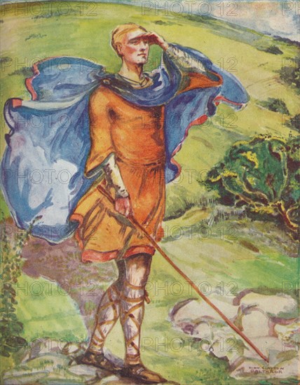 'A Man of the Time of William I', 1907. Artist: Dion Clayton Calthrop.