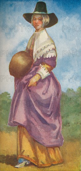 'A Woman of the Time of Cromwells', 1907. Artist: Dion Clayton Calthrop.