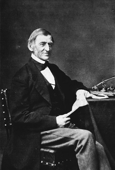 'Ralph Waldo Emerson', c1870, (1911). Artist: Elliot & Fry.