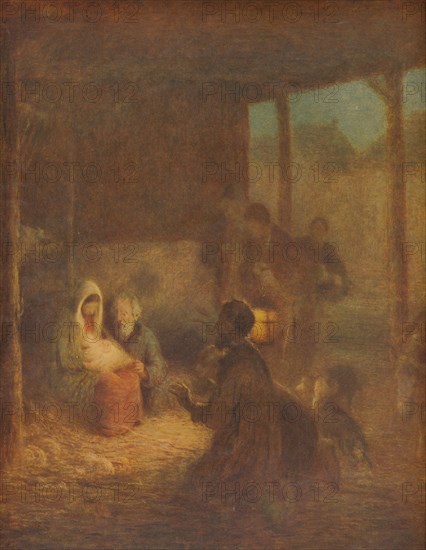 'There Was No Room in the Inn', c1910, (1911). Artist: Edward Stott.