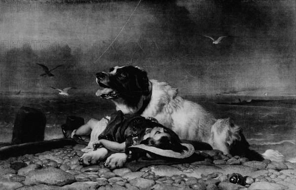 'Saved!', c1856, (1911). Artist: Edwin Henry Landseer.