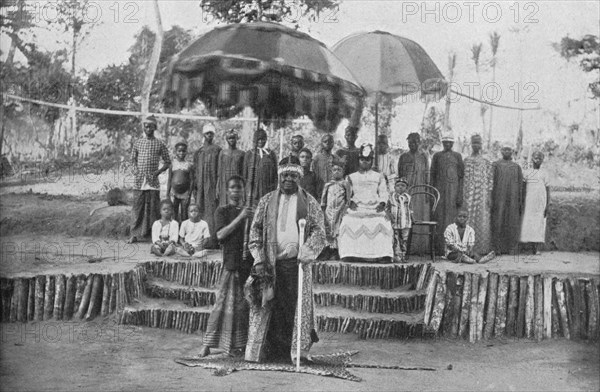John Boko Cobham, a 'king' of Old Calabar (Southern Nigeria), 1912. Artist: Harry Johnston.