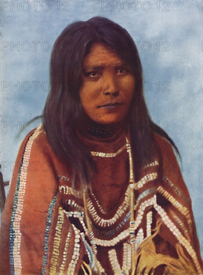 A Sarcee Indian woman, 1912. Artist: W Hanson Boorne.