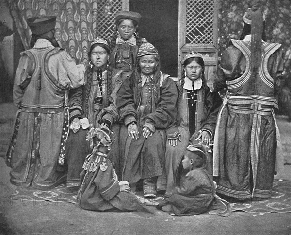 A group of Mongols, 1902. Artist: Unknown.