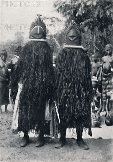 Bundu 'devil dancers', Sierra Leone, 1912. Artist: Cecil H Firmin.