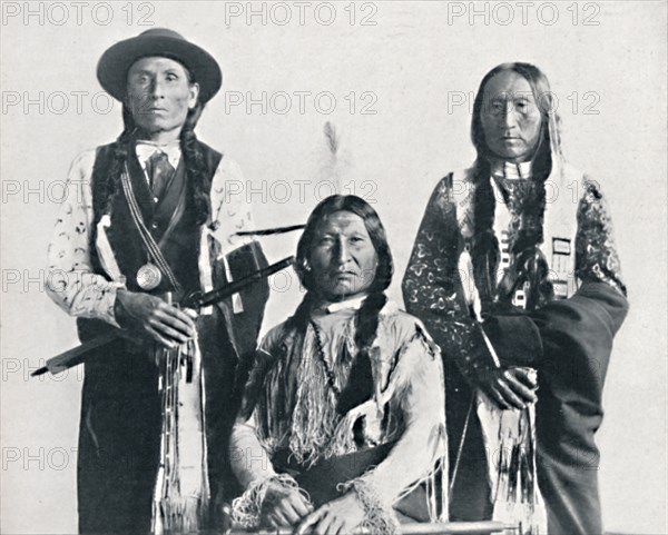 A Group of Algonquins, 1912. Artist: Robert Wilson Shufeldt.