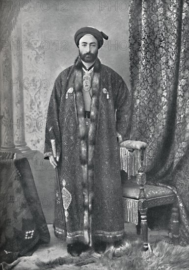 The officer in charge of the holy shrine at Mashhad, Persia, 1902. Artist: Unknown.