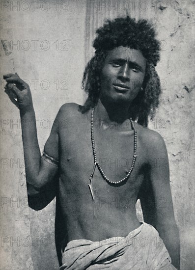 A typical Ethopian from the Nile Valley, near its junction with the Atbara, 1912. Artist: G Pluschow.