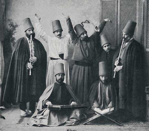 Egyptian dancing dervishes, 1912. Artist: Unknown.