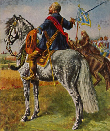 Gustav  Adolf 1594-1632. Nach dem Gemälde von W. Camphausen', 1934