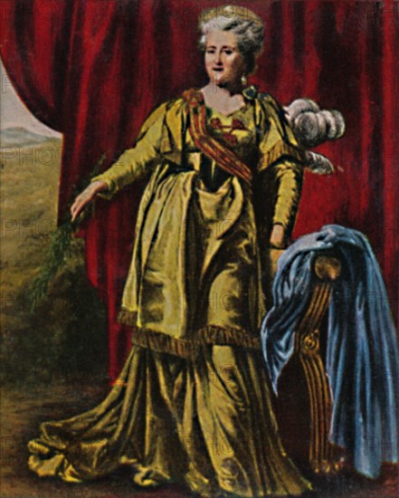 Kaiserin Katharina II. Von Rußland 1729-1796. - Gemälde von Lewitzky', 1934
