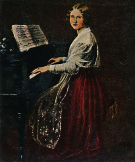 Jenny Lind 1820-1887. - Gemälde von Asher', 1934