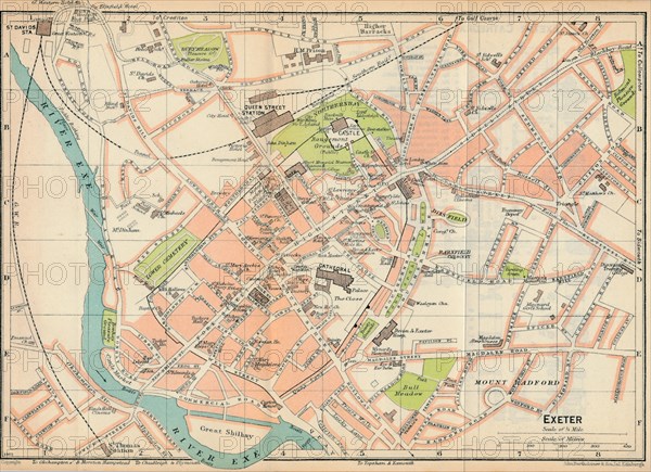 'Exeter', c20th Century. Artist: John Bartholomew.