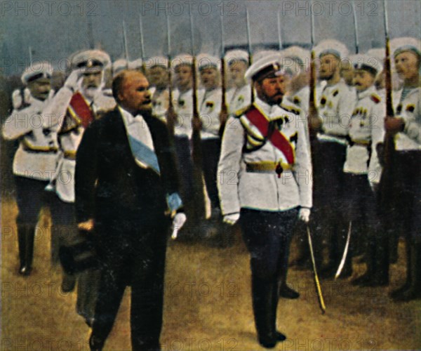 Poincaré (geb. 1860) und Zar Nikolaus II. 1868-1918', 1934