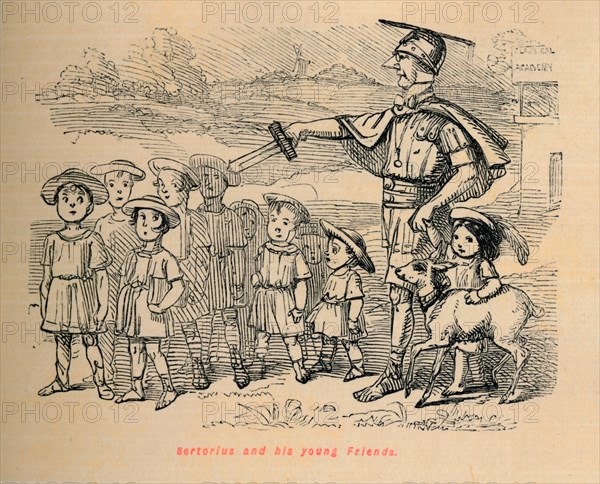 'Sertorius and his young Friends', 1852. Artist: John Leech.