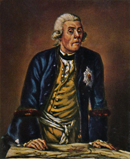 Prinz Heinrich von Preußen 1726-1602. - Gemälde von Menzel', 1934