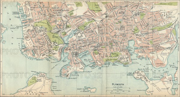 'Plymouth', c20th Century. Artist: John Bartholomew.