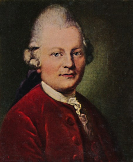 Gotthold Ephraim Lessing 1729-1781. - Gemälde von Anton Graff', 1934