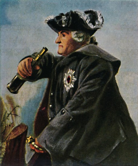 Feldmarschall Keith 1696-1758. - Gemälde von Menzel', 1934