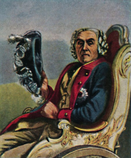 General Fouqué 1698-1774. - Gemälde von Menzel', 1934