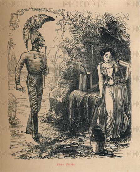 'Rhea Silvia', 1852. Artist: John Leech.