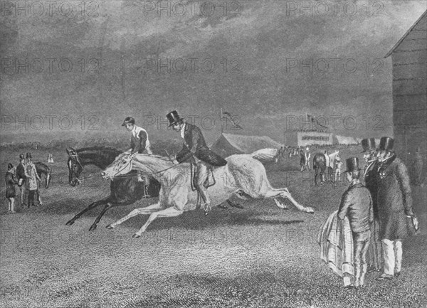 'The Canter Up', 19th century, (1911). Artist: Unknown.