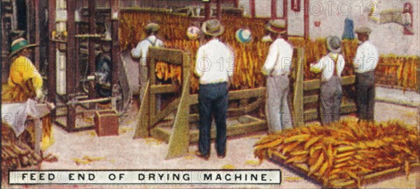 'Feed End of Drying Machine', 1926. Artist: Unknown.