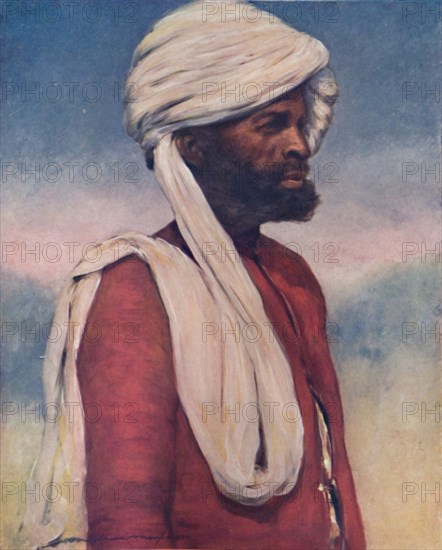 'A Retainer from Dhar', 1903. Artist: Mortimer L Menpes.