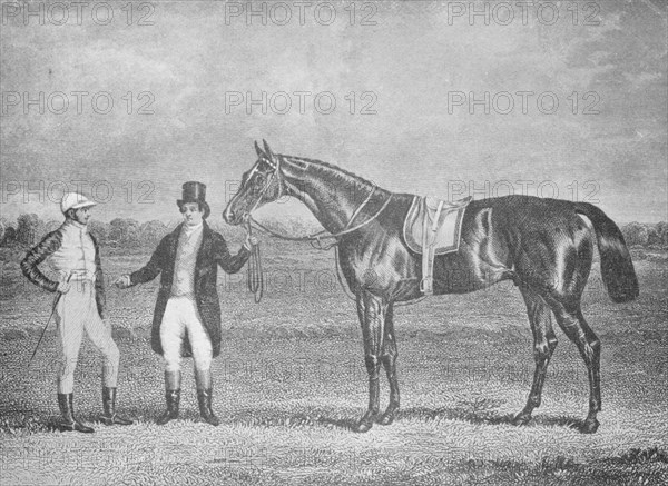 'Euclid, second in the St. Leger, 1839, after a dead-heat with Charles XII', c1839, (1911). Artist: Unknown.