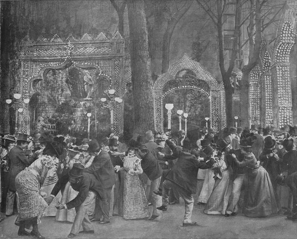 'Le Jardin Du Bal Bullier', 1900. Artist: Unknown.