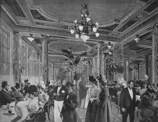 'La Grande Salle Du Cafe Americain', 1900. Artist: Unknown.