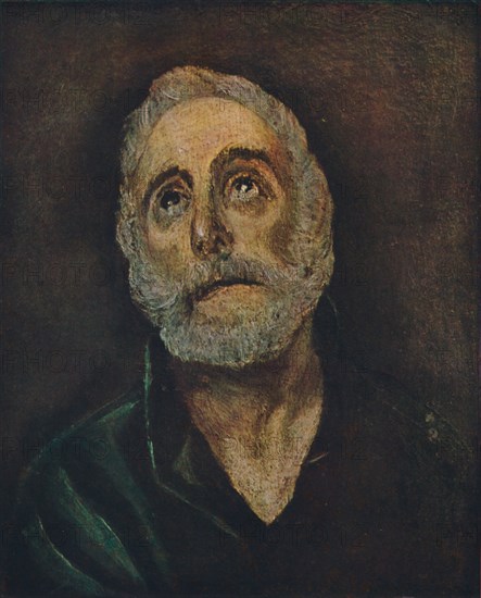 'Heiliger Petrus', (Saint Peter), c1590-1600, (1938). Artist: El Greco.