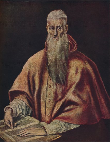 'Der Heilige Hieronymus Als Kardinal', (Saint Jerome as Cardinal), c1590-1600, (1938). Artist: El Greco.