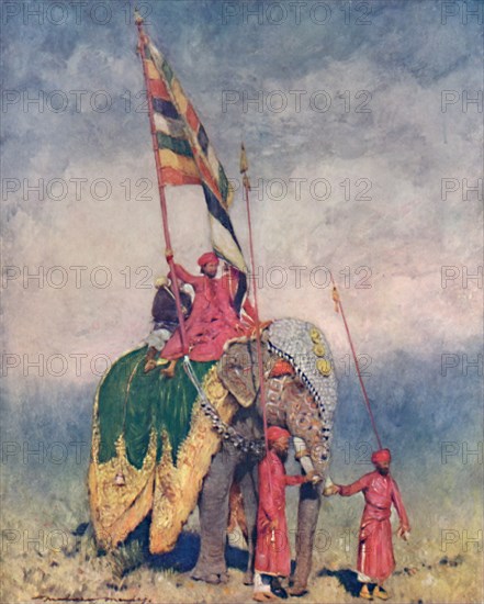 'A Standard-bearer', 1903. Artist: Mortimer L Menpes.