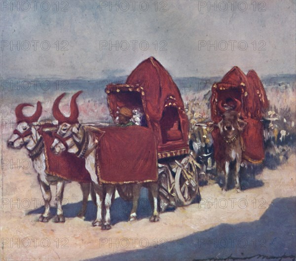 'Some Native Vehicles', 1903. Artist: Mortimer L Menpes.