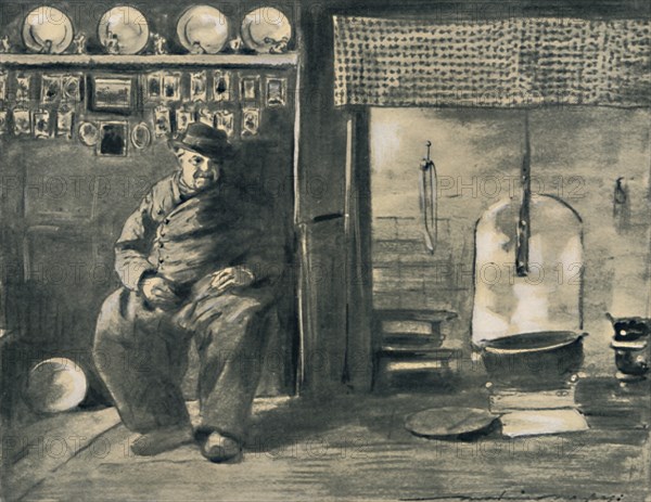 'A Provincial Interior', 1903. Artist: Mortimer L Menpes.