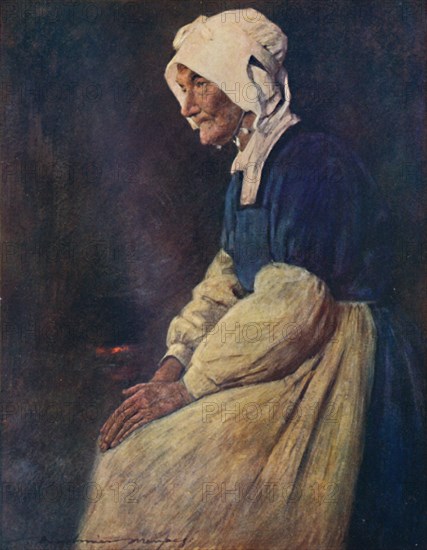 'A Breton Woman', 1903. Artist: Mortimer L Menpes.