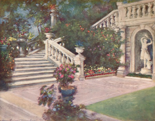 'A Garden, Rome', 1903. Artist: Mortimer L Menpes.