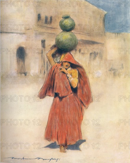 'A Water-carrier', 1905. Artist: Mortimer Luddington Menpes.