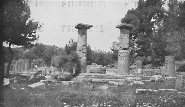'The Temple of Hera at Olympia', 1913. Artist: Unknown.
