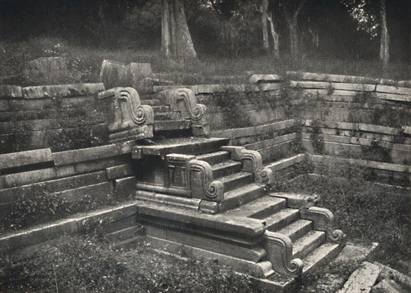 'Treppe in einem gemauerten Badeteich, Anuradhapura', 1926. Artist: Unknown.