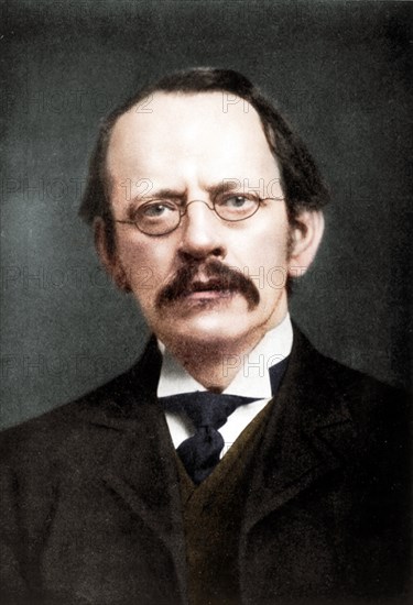 JJ Thomson, British physicist, c1896-c1915. Artist: Unknown.