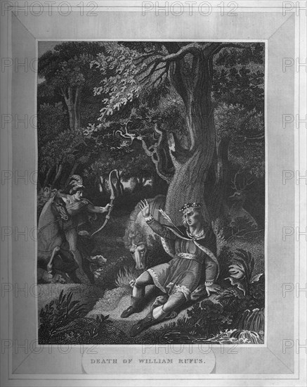 'Death of William Rufus', 1838. Artist: Unknown.