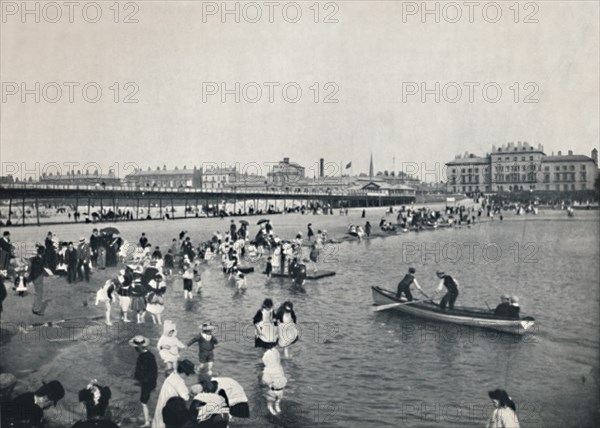 'Southport - The Pier and the South Lake', 1895. Artist: Unknown.