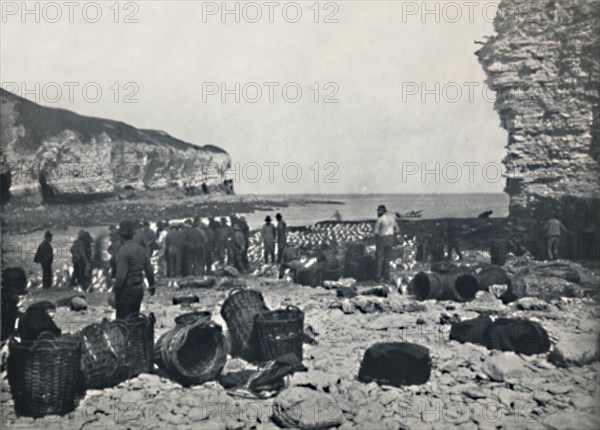 'Flamborough - The Fishermen at Work', 1895. Artist: Unknown.