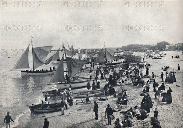 'Great Yarmouth - A Typical Scene on the Beach', 1895. Artist: Unknown.