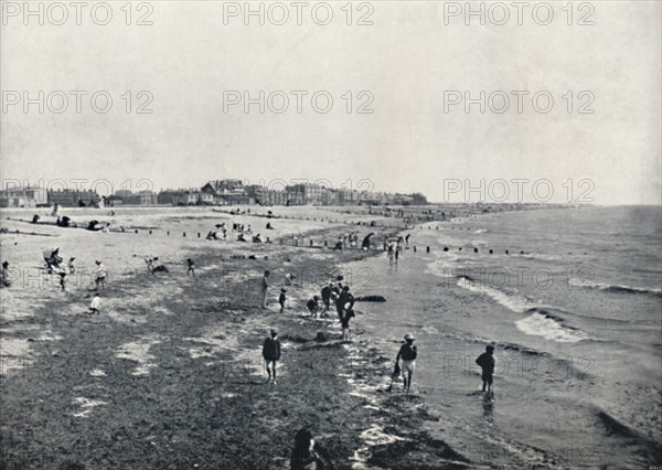 'Littlehampton - Paddling at Low Water', 1895. Artist: Unknown.