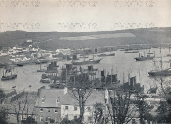 'Kinsale - A Fishing Fleet in the Harbour', 1895. Artist: Unknown.